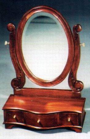 Plain Oval Toilet Mirror